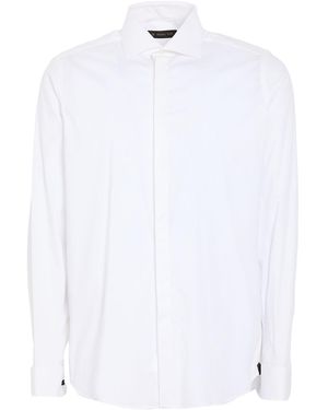 Manuel Ritz Shirt Cotton, Elastane - White