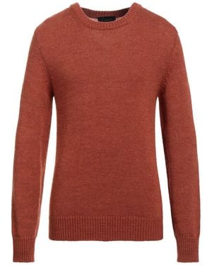Diktat Sweater Acrylic, Alpaca Wool, Viscose - Red