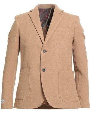 Berna Blazer Acrylic, Polyester, Wool - Natural