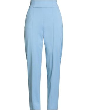 Manila Grace Sky Trousers Viscose, Polyamide, Elastane - Blue