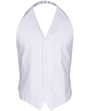 DSquared² Tailored Vest Cotton - White