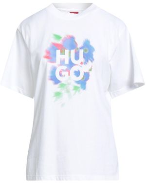 HUGO T-Shirt Cotton, Elastane - White