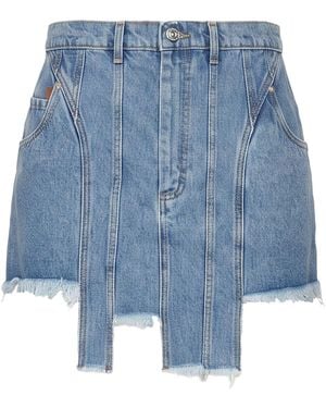Natasha Zinko Denim Skirt Cotton - Blue