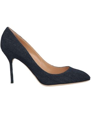 Sergio Rossi Pumps Textile Fibers - Blue