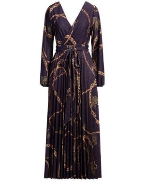 Gai Mattiolo Gm Maxi Dress Polyester, Nylon, Elastomultiester - Purple