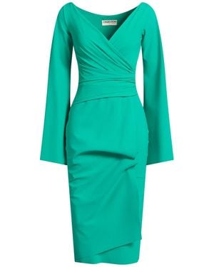 chinese dress ladies Retro Green Velvet Christmas Dress main image 0