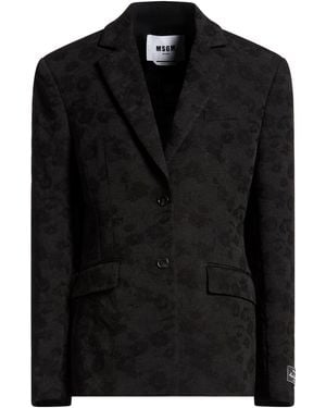 MSGM Blazer Polyester, Cotton - Black