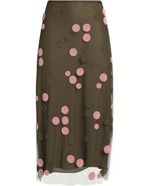 Fendi Midi Skirt - Green