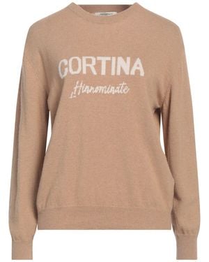 hinnominate Camel Jumper Polyamide, Wool, Viscose, Cashmere - Natural