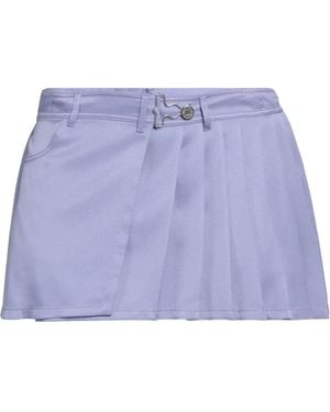Moschino Lilac Shorts & Bermuda Shorts Acetate, Silk - Blue