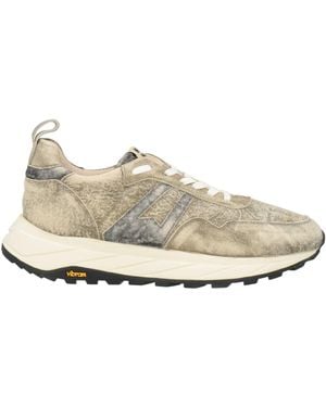 Moma Khaki Trainers Leather - White