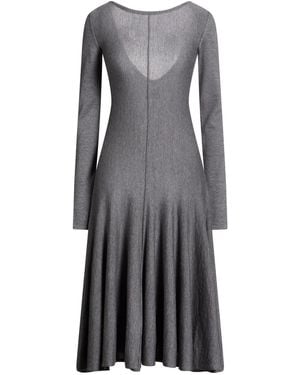 KHAITE Midi Dress Virgin Wool - Gray