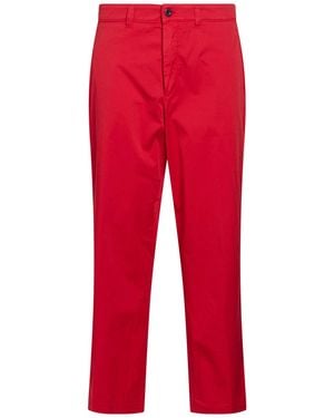 Department 5 Pants Cotton, Elastane - Red