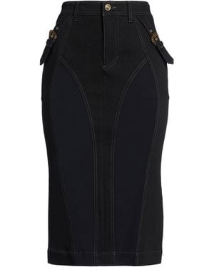 Versace Jeans Couture Denim Skirt Cotton, Elastane - Black
