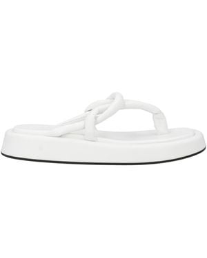 Erika Cavallini Semi Couture Infradito - Bianco