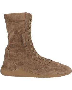 Vic Matié Taupe Ankle Boots Leather - Brown