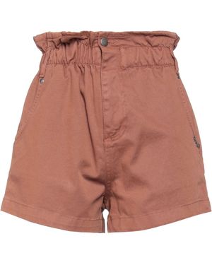 Berna Denim Shorts - Red