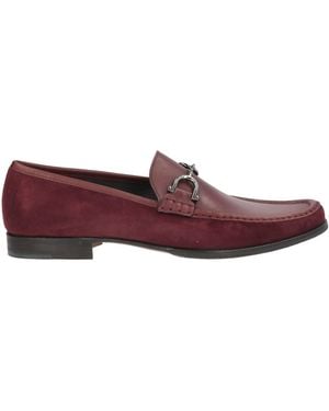 Moreschi Burgundy Loafers Leather - Purple