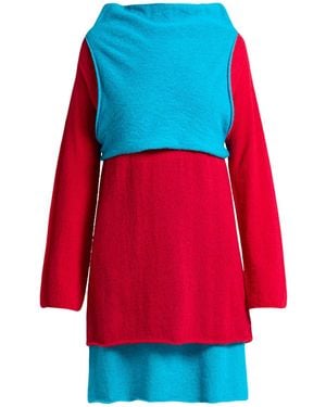 Issey Miyake Mini-Kleid - Rot