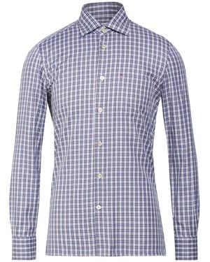 Kiton Lilac Shirt Cotton - Blue