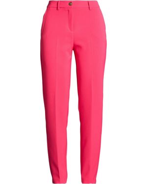 Nenette Fuchsia Trousers Polyester, Elastane - Pink