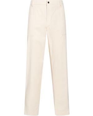 Berwich Pants Cotton, Elastane - White