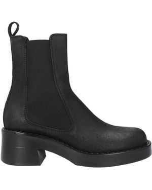 Fabi Ankle Boots Leather - Black