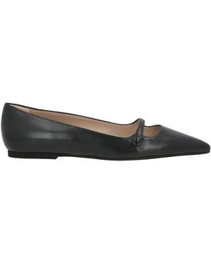 N°21 Ballet Flats Leather - Black