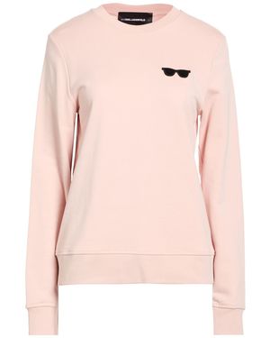 KARL LAGERFELD Karl Cares Sweatshirt Organic Cotton - Pink