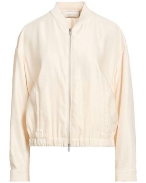 Peserico Jacket Rayon, Linen, Cotton - Natural