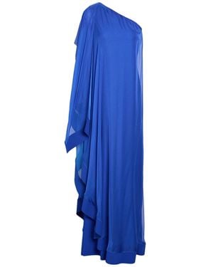 La Petite Robe Di Chiara Boni Maxi Dress Polyamide, Elastane - Blue