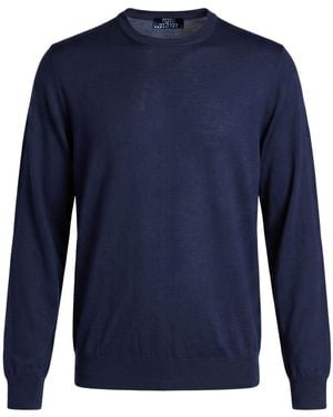 Fedeli Sweater Virgin Wool - Blue