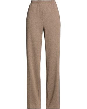Weekend by Maxmara Light Pants Polyester, Cotton, Wool, Viscose, Elastane - Natural