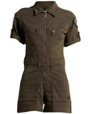 Schott Nyc Playsuit - Green