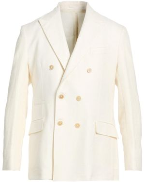 Eleventy Platinum Blazer Linen, Wool, Silk - Natural
