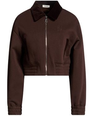 Sandro Jacket Cotton, Polyester - Brown