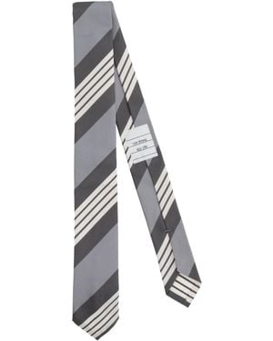 Thom Browne Ties & Bow Ties Silk, Cotton - White