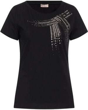 Liu Jo T-Shirt Cotton, Elastane - Black