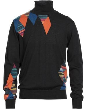 Bob Turtleneck Wool, Acrylic - Black