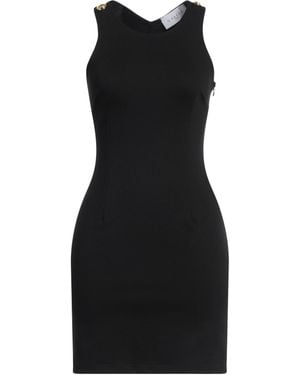 Gaelle Paris Mini Dress Viscose, Polyamide, Elastane, Cotton - Black