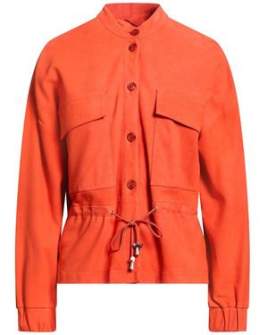 Bully Jacket Leather - Orange