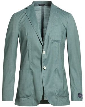 Tombolini Dark Blazer Wool, Silk - Green