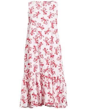 Robert Friedman Midi Dress Cotton - Pink