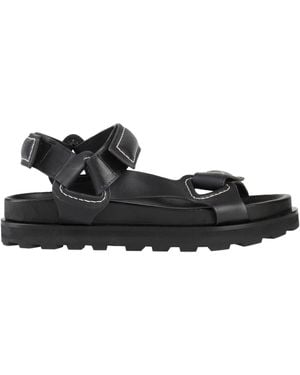 Jil Sander Sandals Cowhide - Black