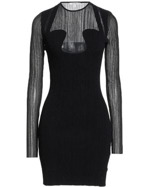 Nensi Dojaka Mini Dress Viscose, Polyester, Nylon, Polyamide - Black