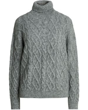 Peserico Rollkragenpullover - Grau