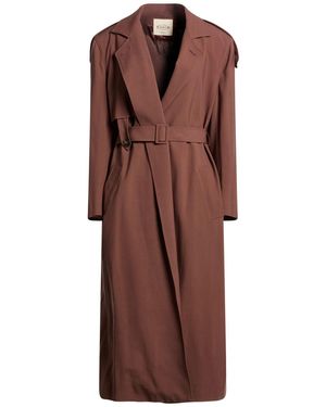 Tod's Overcoat & Trench Coat Virgin Wool - Brown