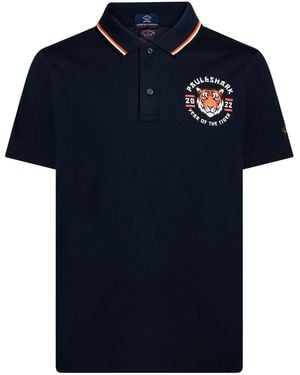 Paul & Shark Midnight Polo Shirt Cotton - Blue