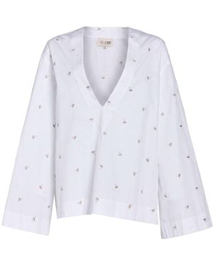 The Attico Top Cotton, Polyester - White