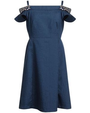 Maria Grazia Severi Mini Dress - Blue